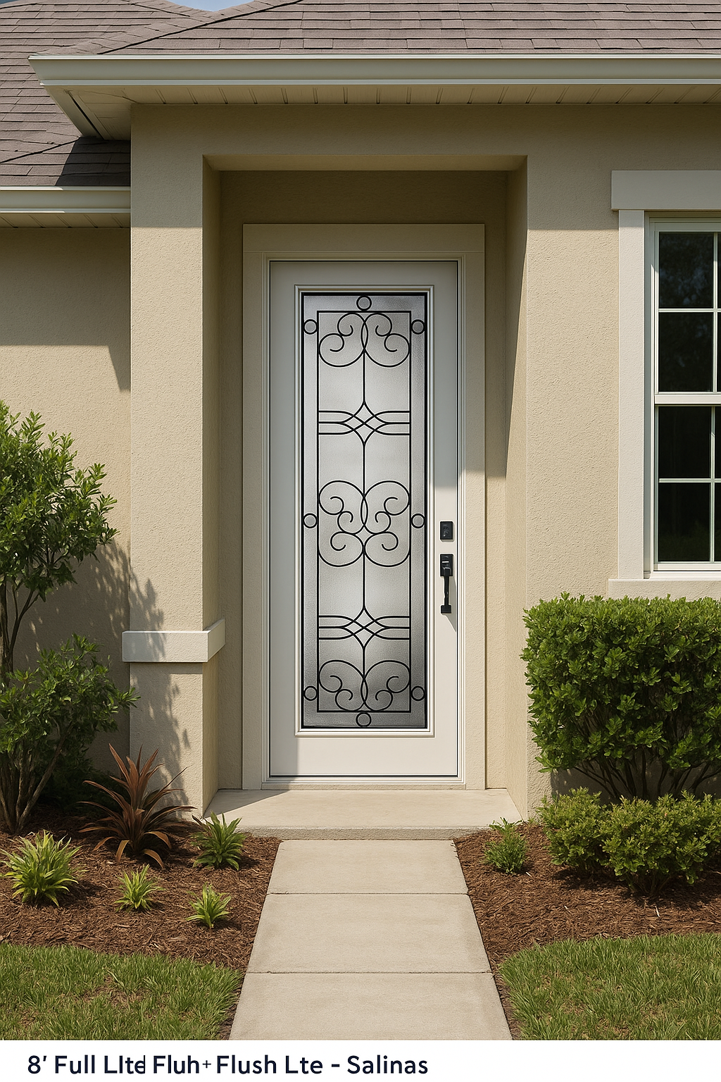 Impact Windows & Doors Tampa - 8' Full Lite Flush - Salinas