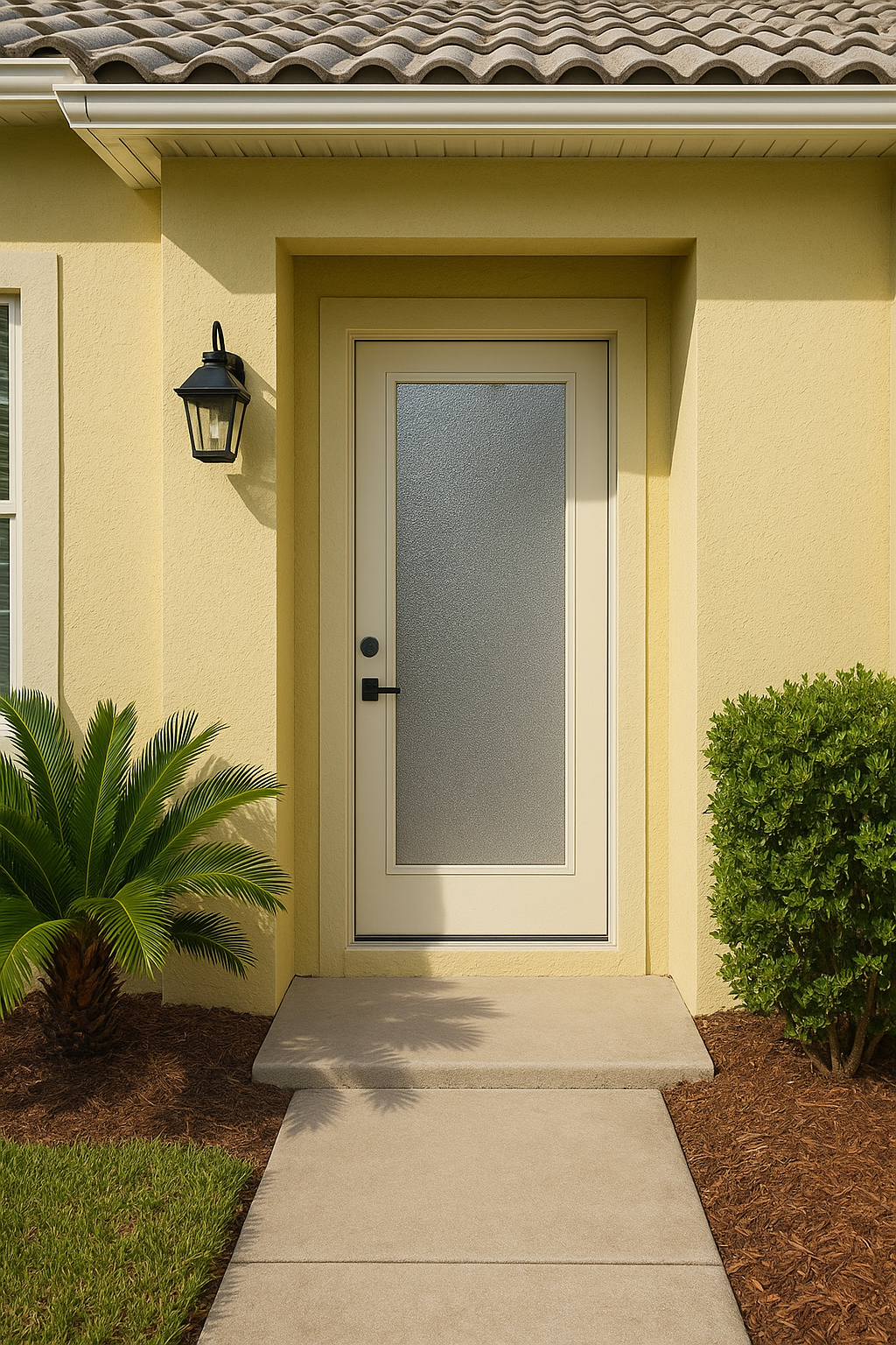 Impact Windows & Doors Tampa - Full Lite Flush - Granite