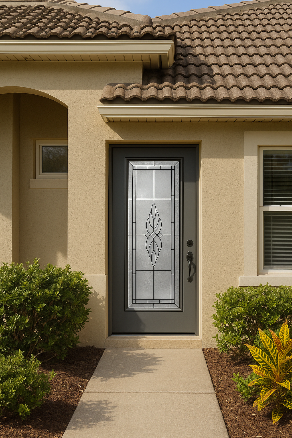 Impact Windows & Doors Tampa - Full Lite Flush - Kensington