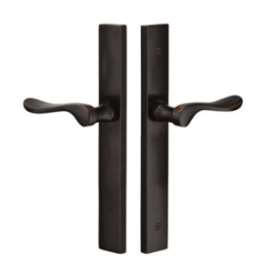 Emtek - Modern Rectangular 1½" x 11" Keyed with Geneva Levers – Satin Nickel