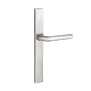 Stainless Steel 1½ inch x 11 inch Dummy Single-Sided with Stuttgart Lever in Brushed Stainless Steel finish featuring long rectangular backplate and minimalist lever design